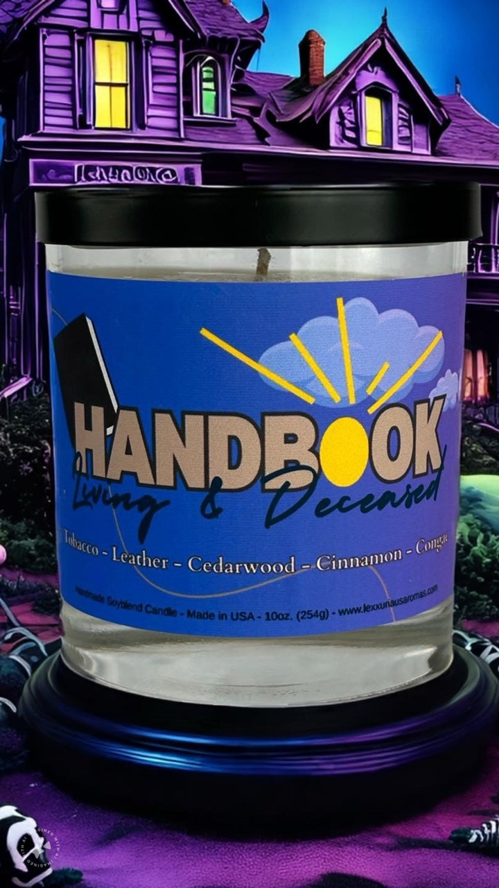 Handbook For the Recently Deceased Candle