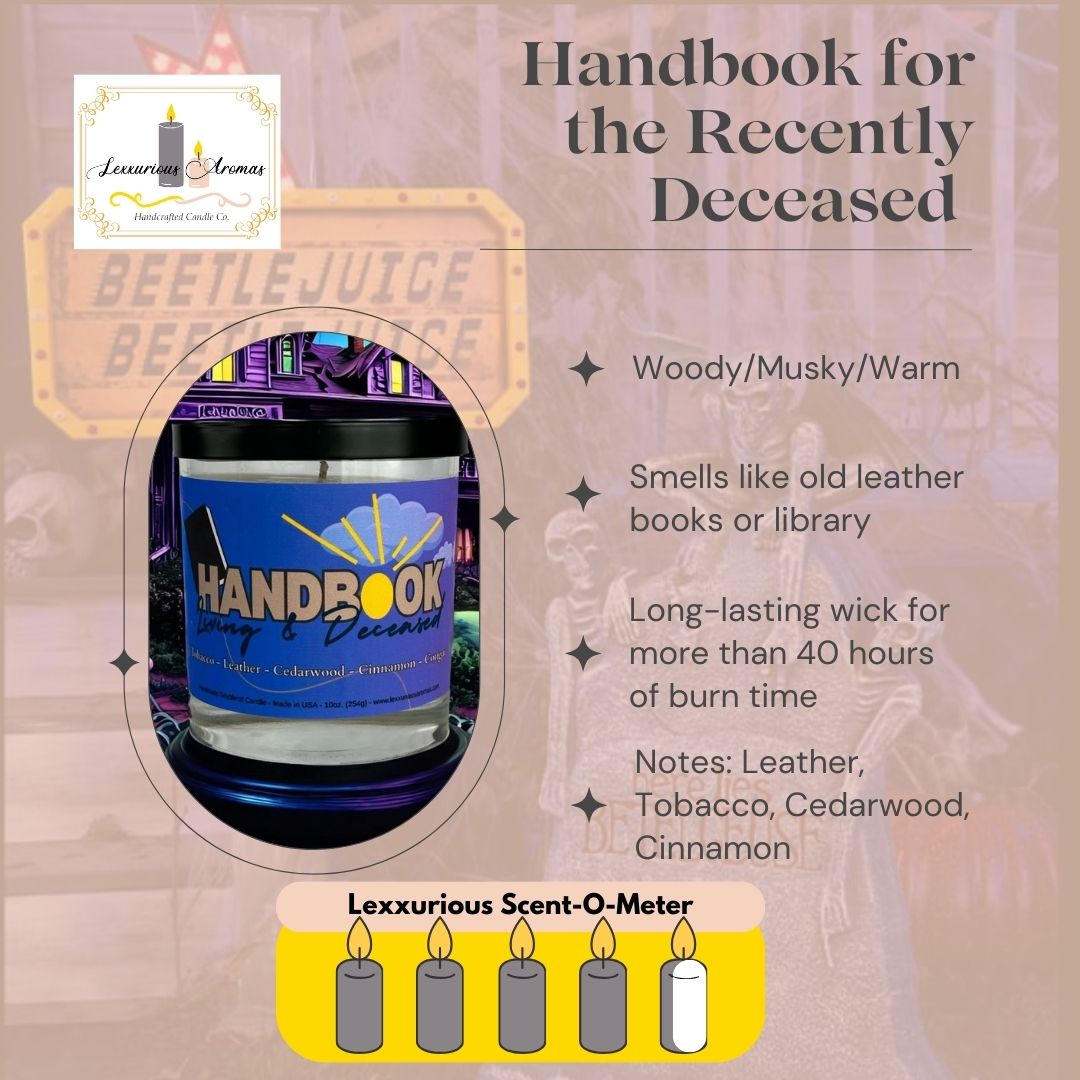 Handbook For the Recently Deceased Candle